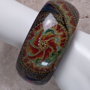 Vintage Carlos Sobral Lucite Bangle Bracelet